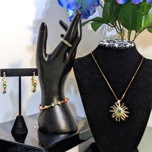 cute sets of eyes 3 pieces in gold foil